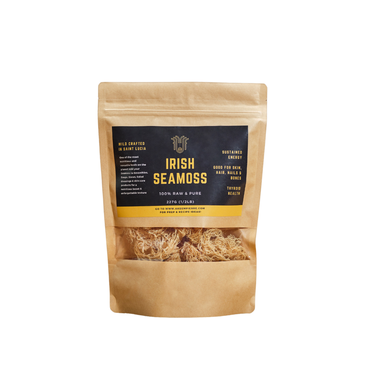 Wildcrafted Irish Sea Moss from St. Lucia | Rich Sol Foods