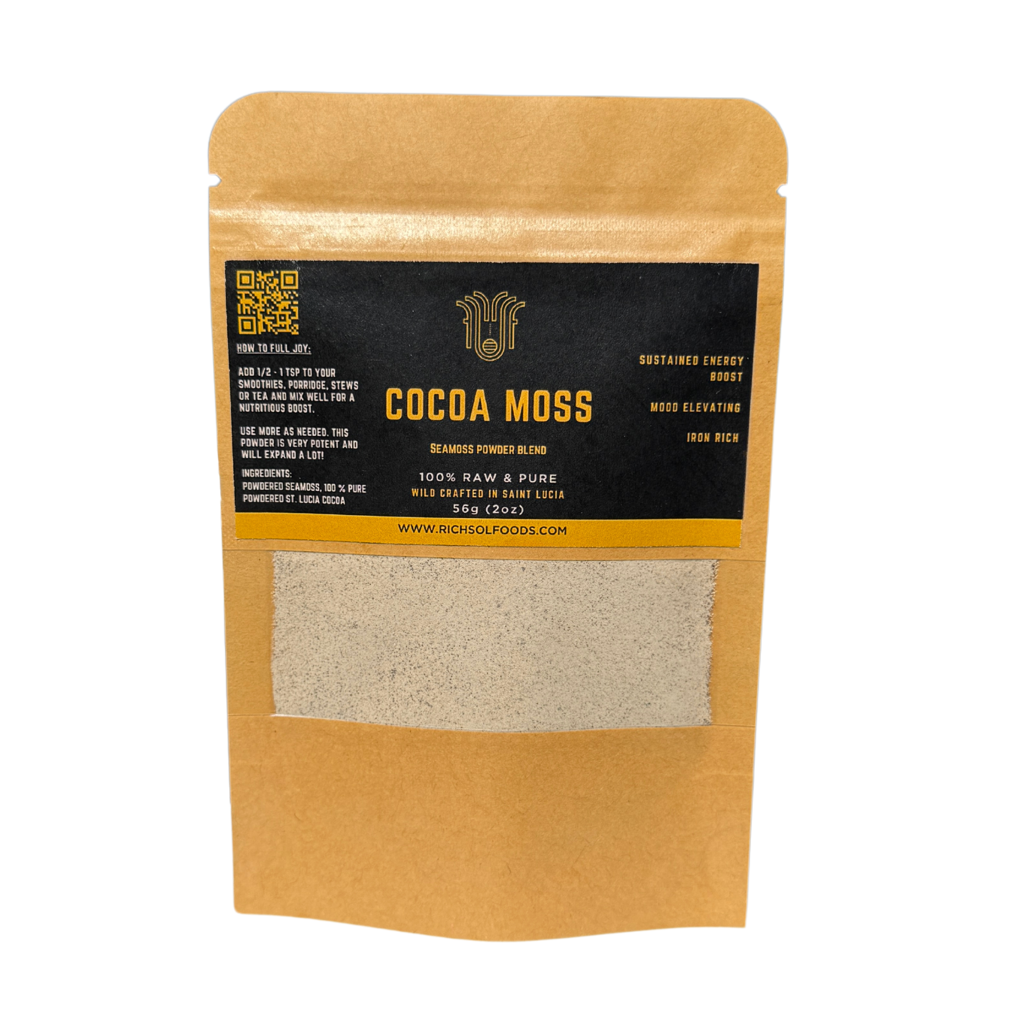 Cocoa Moss Sea moss Powder Blend